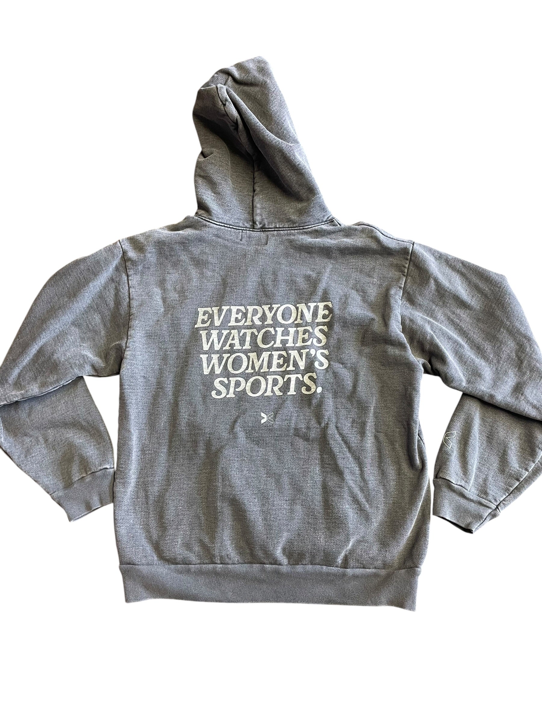 Together "Everyone Watches Women's Sports" Heavyweight Women's Hoodie (M)