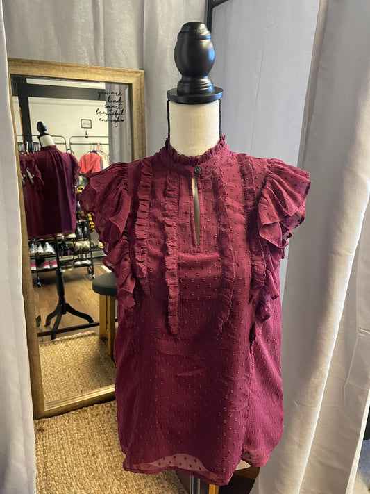 Loft Ruffle Blouse (S)