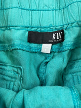 KUT from the Kloth Linen Blend Green Shorts (S)