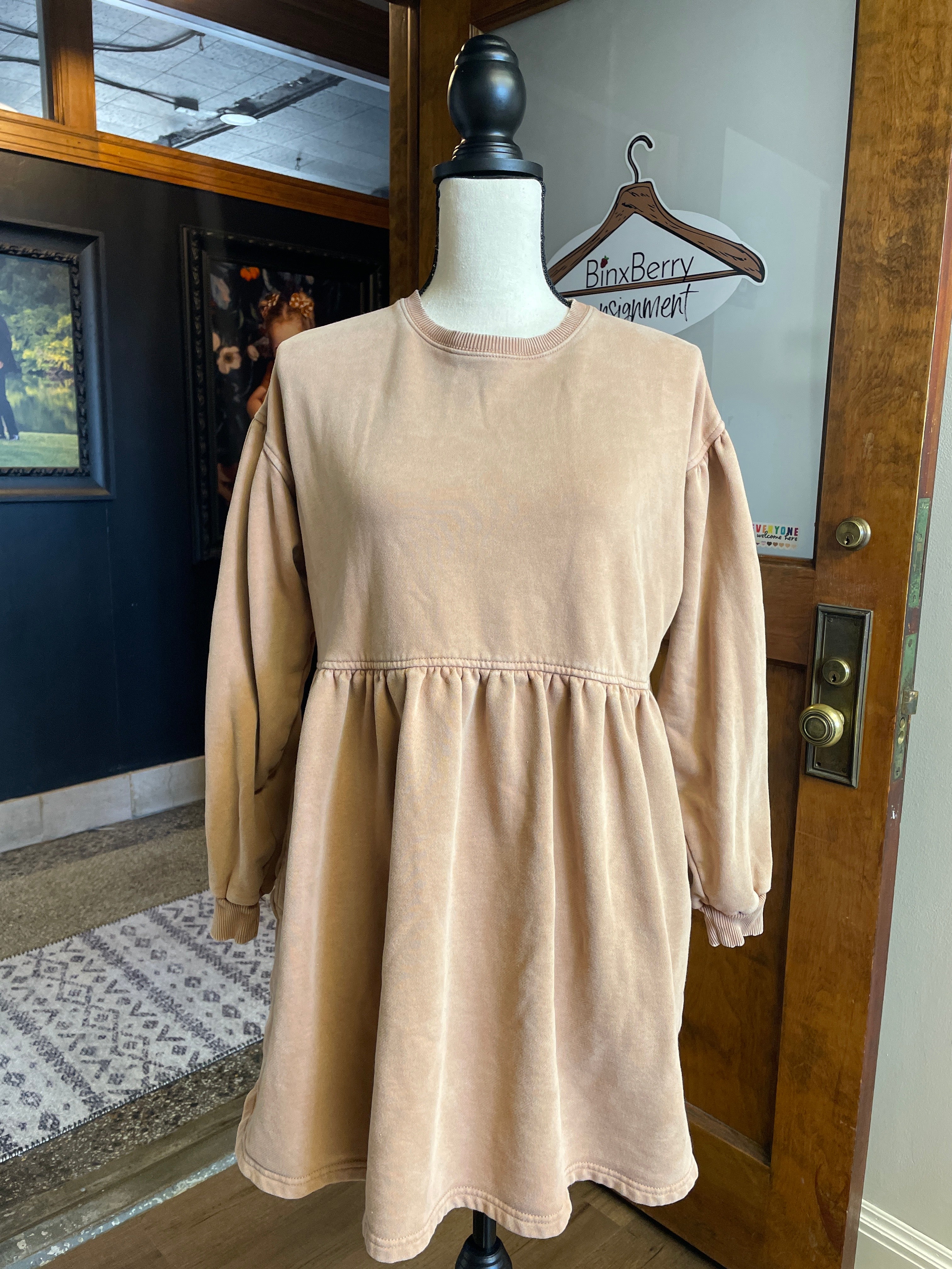 American Eagle Baby Doll Sweatshirt Dress (S)