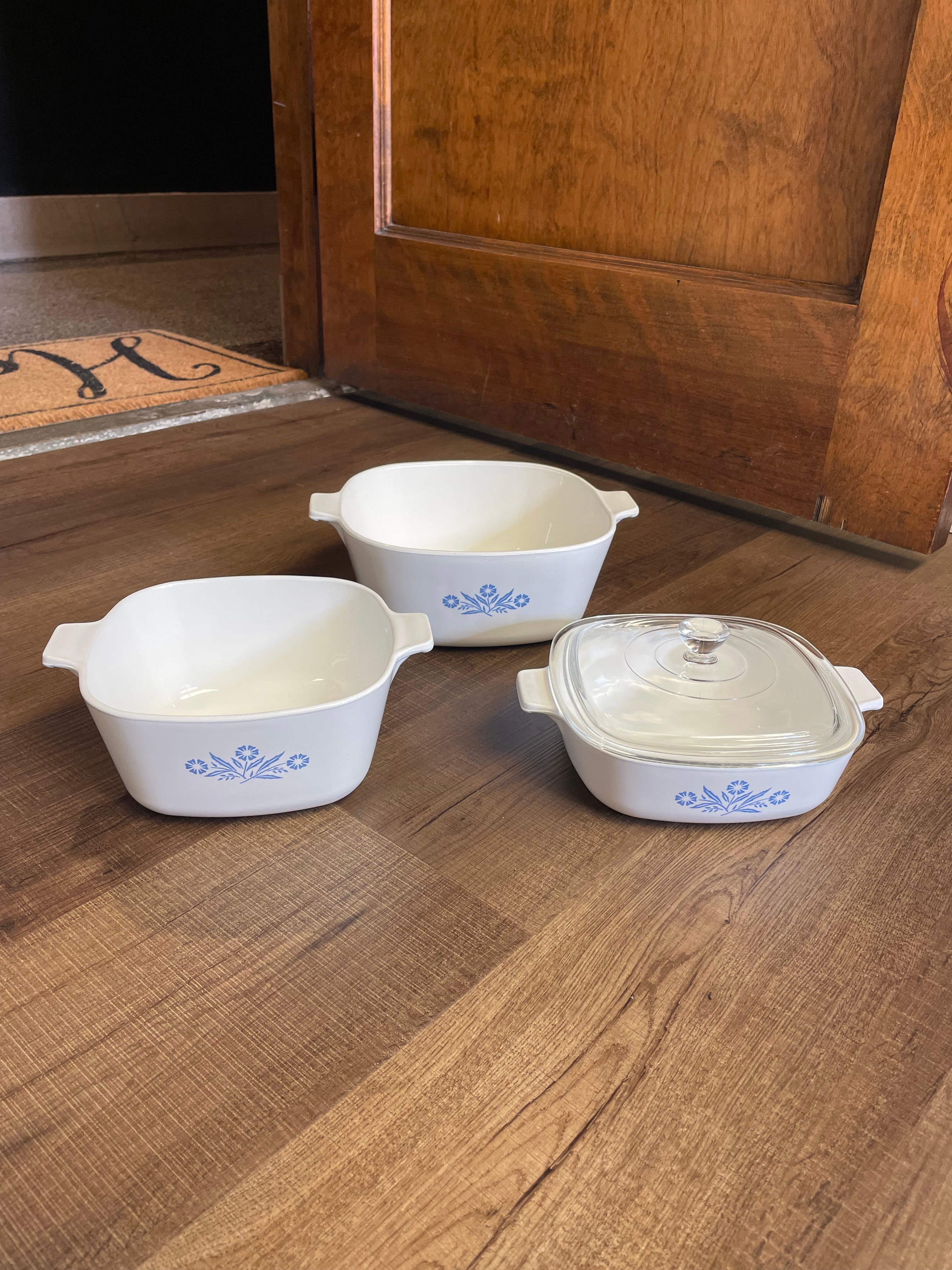 CorningWare Blue Cornflower Baking Dishes