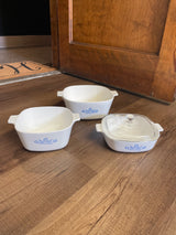 CorningWare Blue Cornflower Baking Dishes