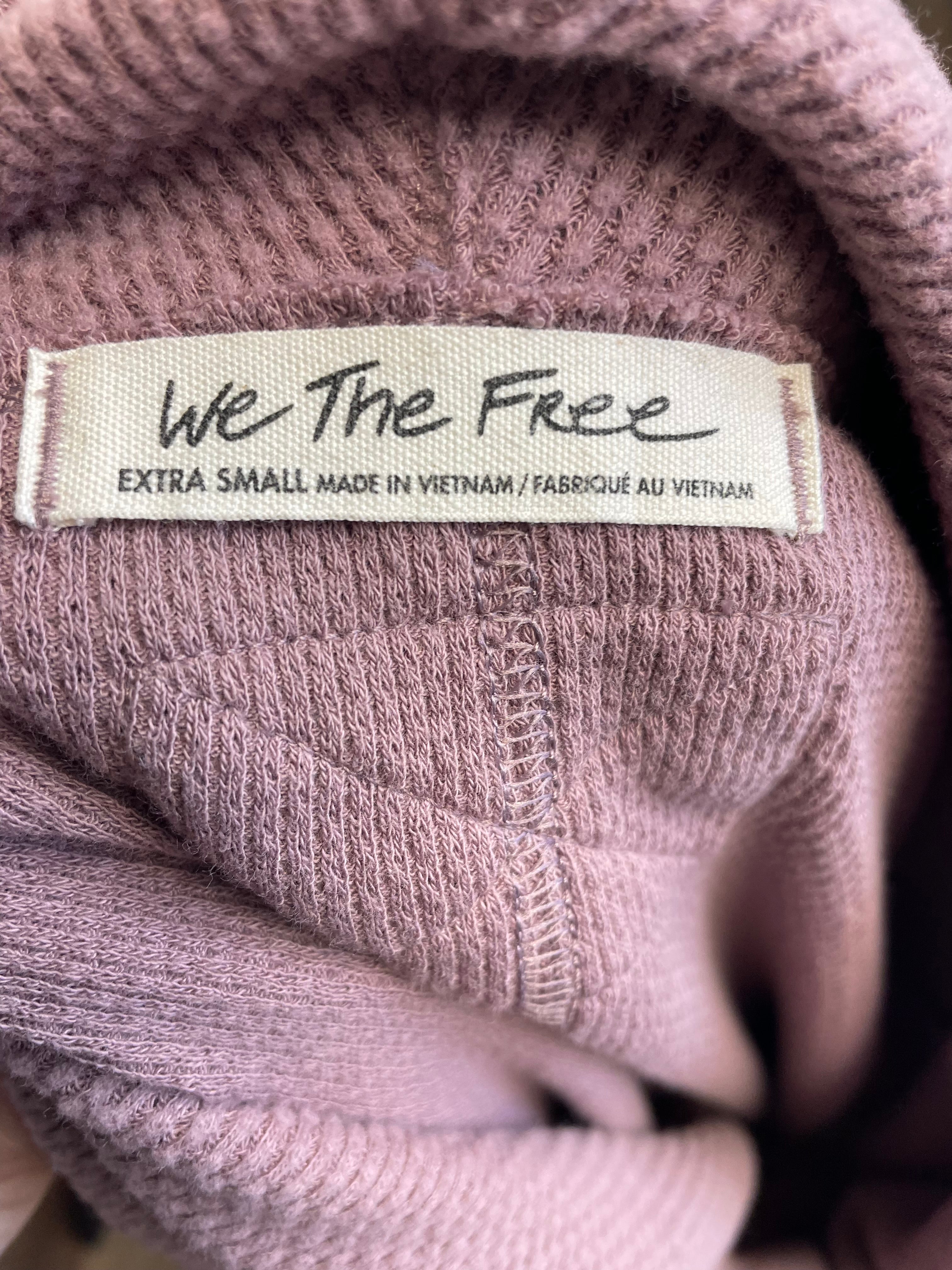 We the Free Cowlneck Waffle Top (XS)