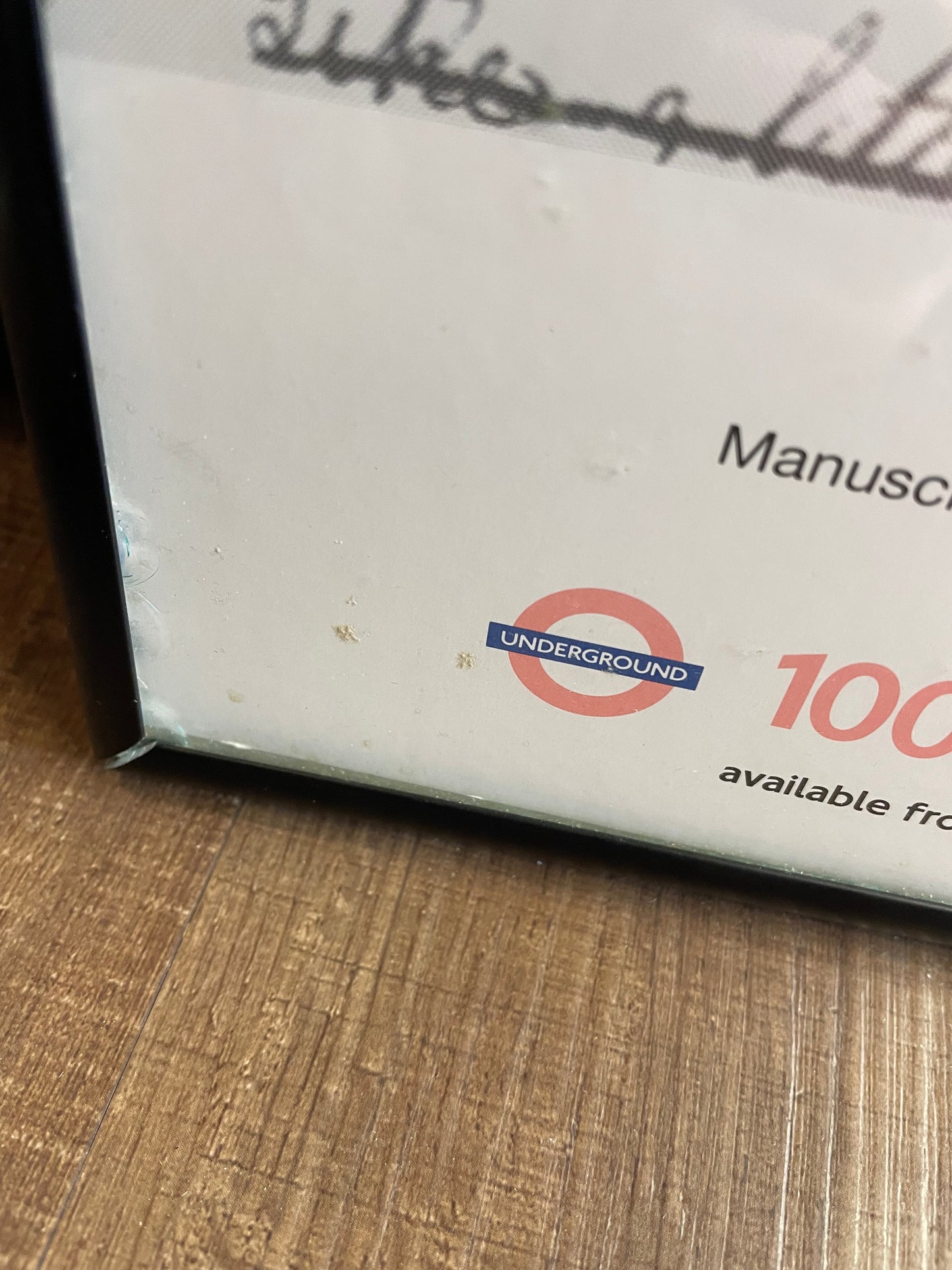 100 Poems on the Underground John Keats Framed Reprint