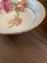 Bavaria Red Floral Mums 5" Bowls (Set of 4)