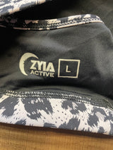 Zyia Active Snow Leopard Brilliant Sports Bra (L)