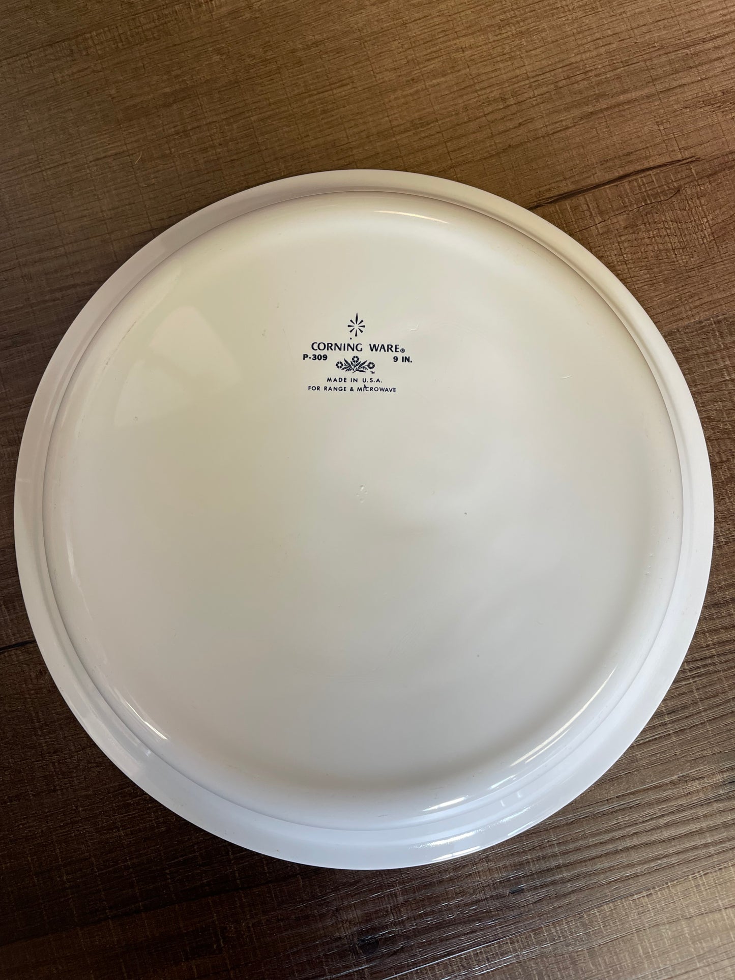 CorningWare Blue Cornflower 9" Pie Plate