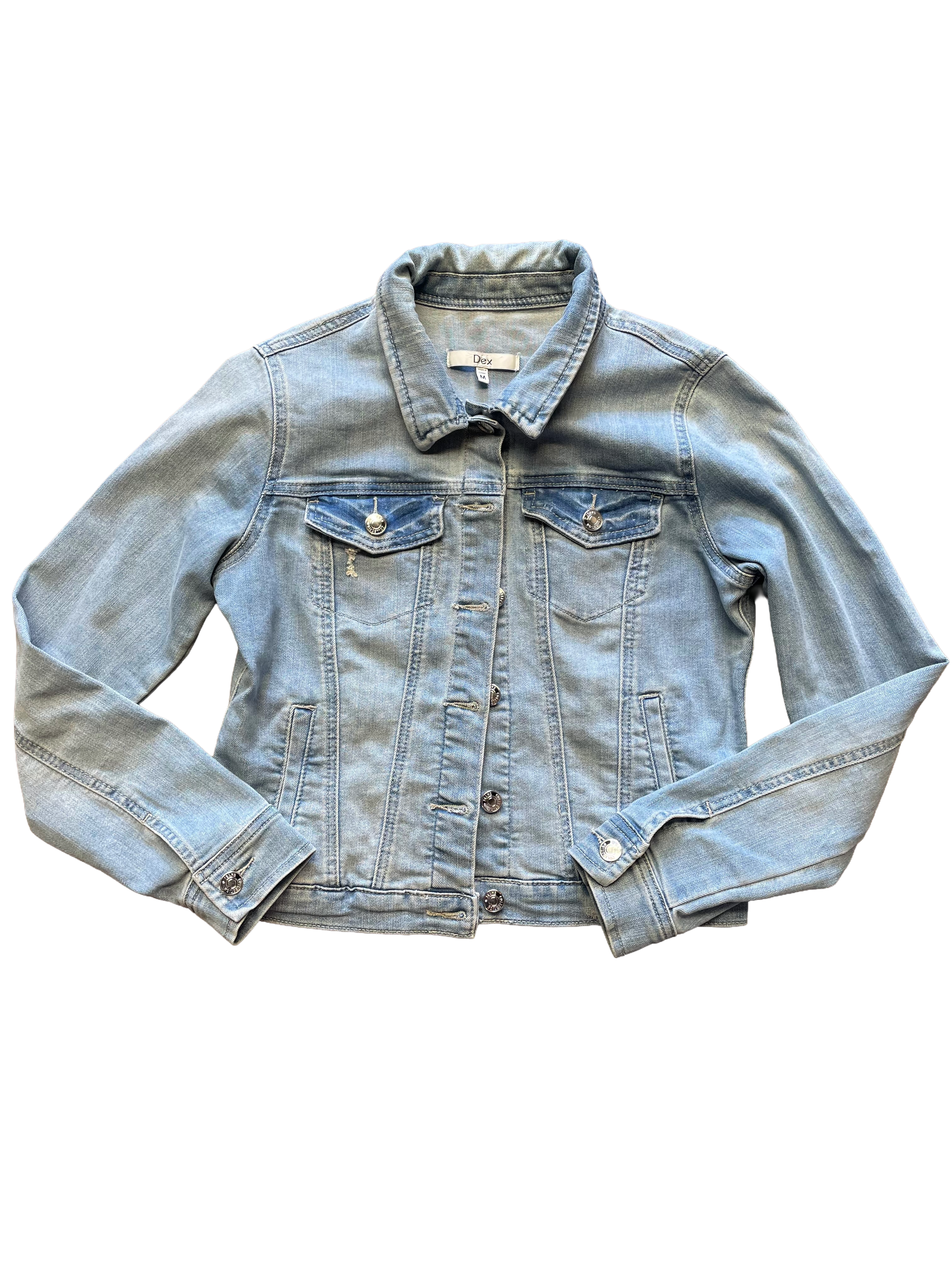 Dex Cropped Length Women's Jean Jacket (M)