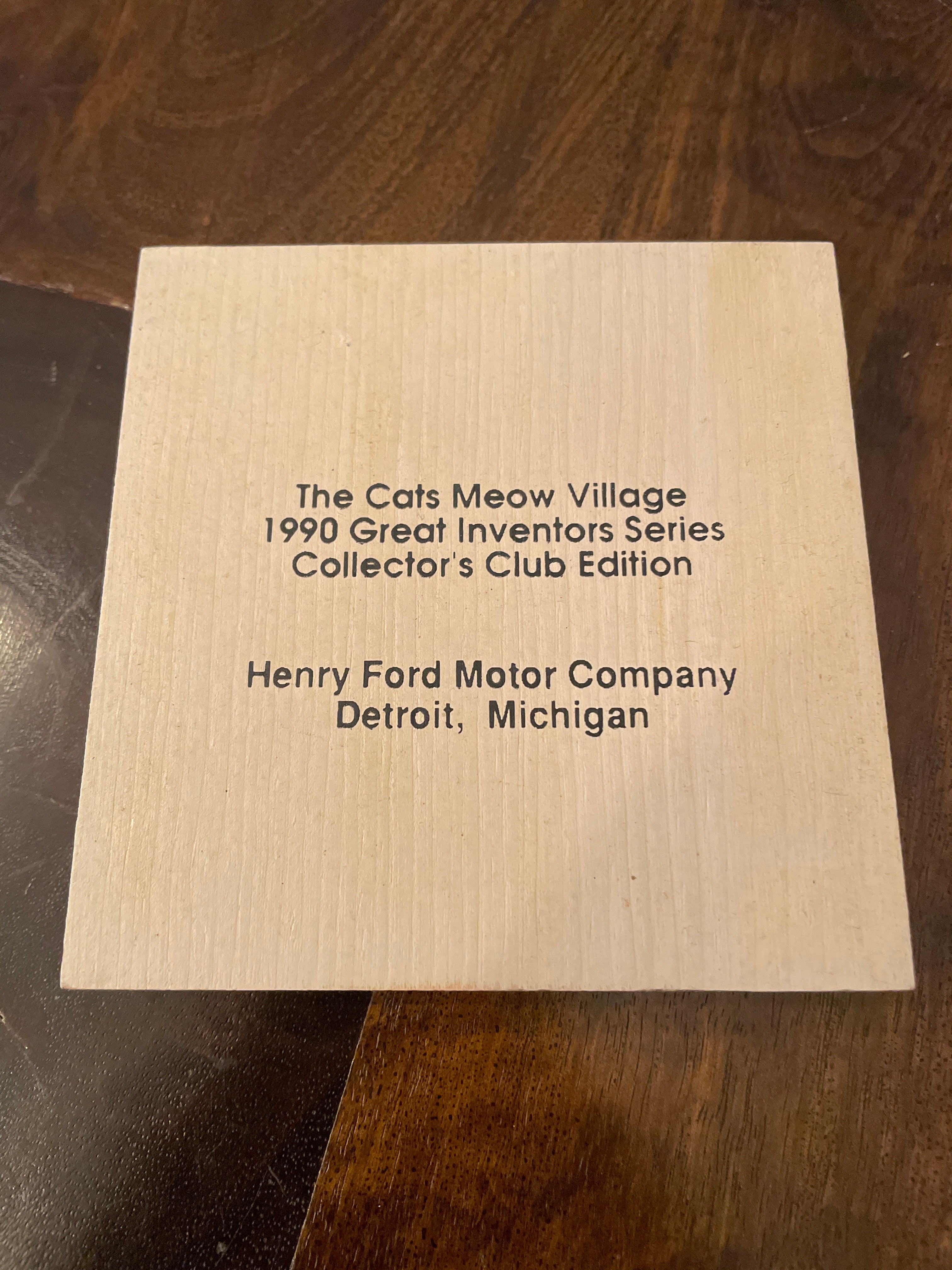 The Cat's Meow Henry Ford Motor Company