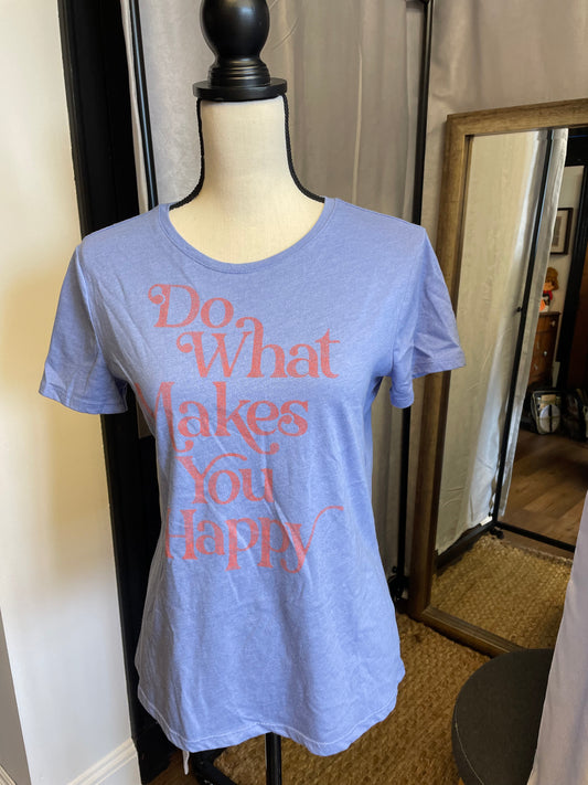 Nine West Do What Makes You Happy Graphic Tee (S)