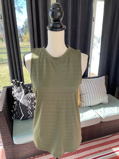 Zyia Active Chill Perforated Mesh Muscle Tank (S)