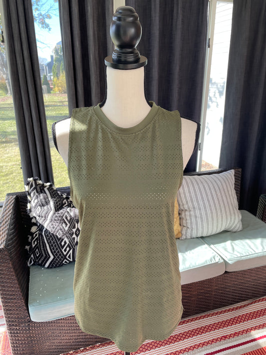 Zyia Active Chill Perforated Mesh Muscle Tank (S)