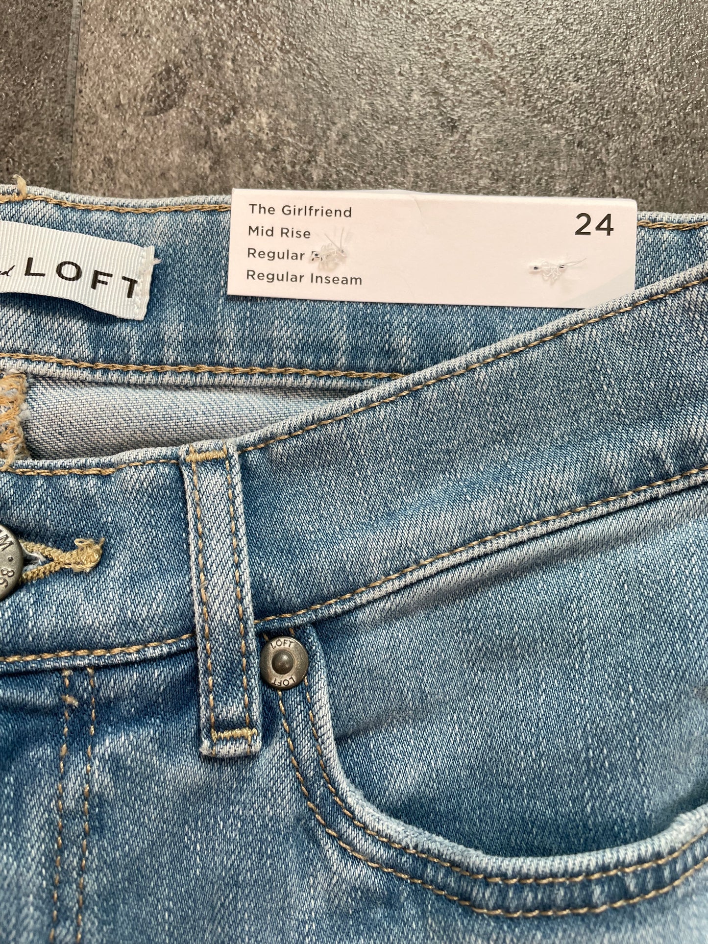 The Loft The Girlfriend Mid-Rise Jeans (24/00)