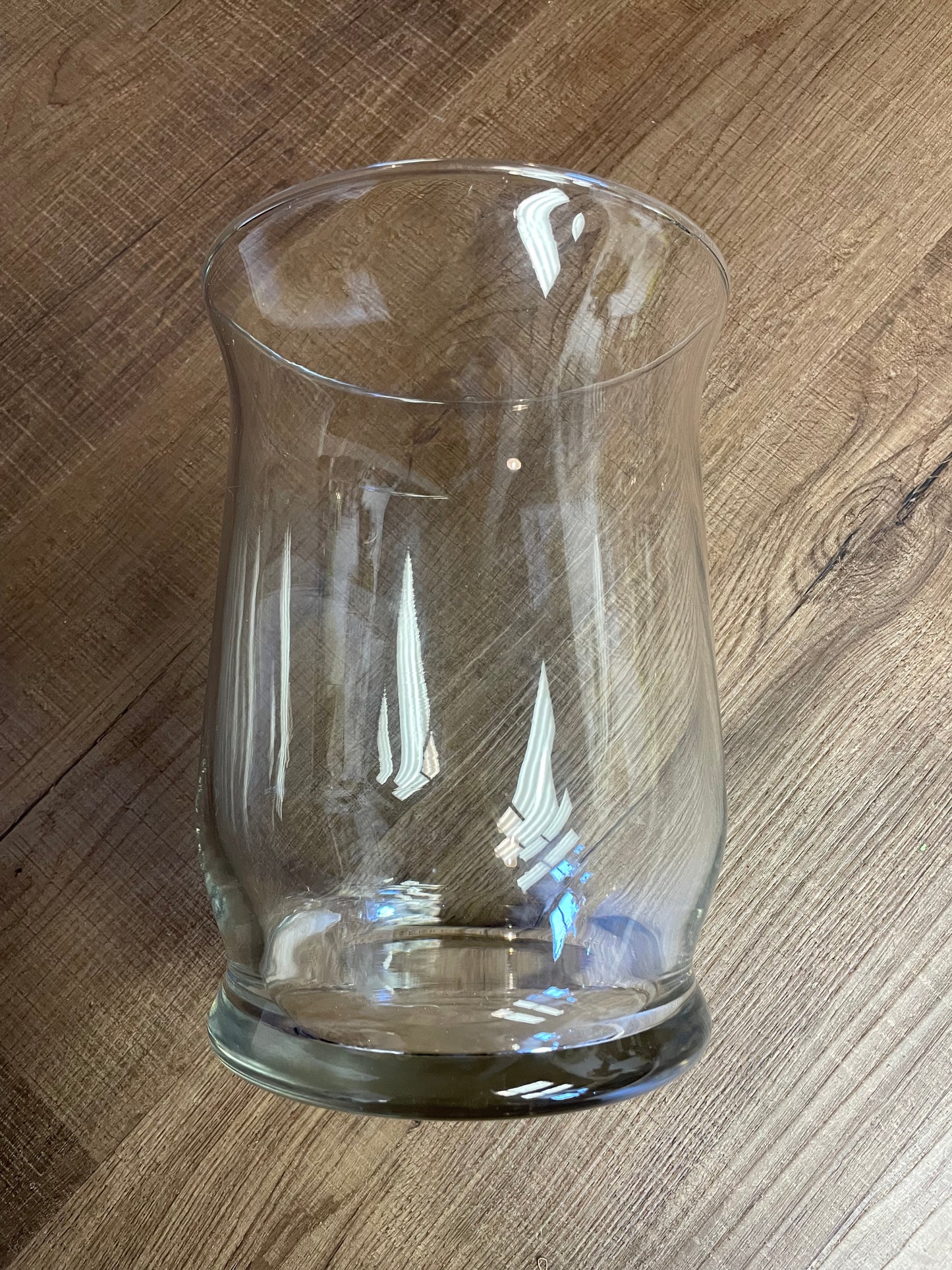 Curved Glass Vase