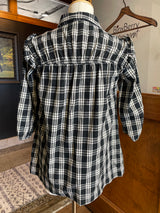 Zara Girl's Plaid Snap Front Top (6)
