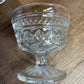 Glass Etched Dessert Pedestal Bowls (set of 4)