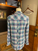 Vintage Havana Women's Flannel Shirt (L)