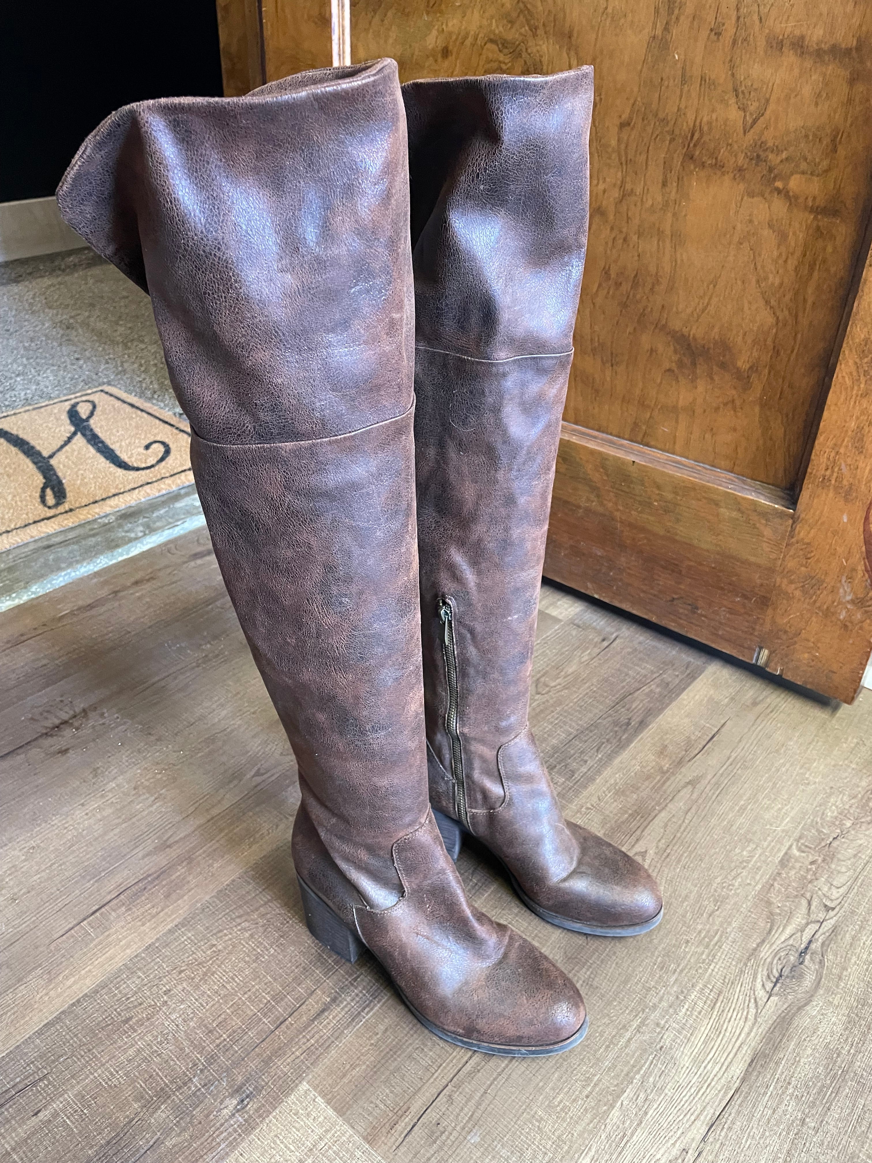 Steve Madden Odyssey Over Knee Women's Boots (9.5B) - BinxBerry Consignment
