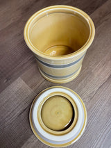Vintage Yellow Ware Collection 7.25" Canister