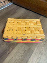 Longaberger Serving Basket w/All American Liner and Plastic Insert