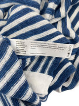 Eileen Fisher Striped Linen Blend Knit Top (M)