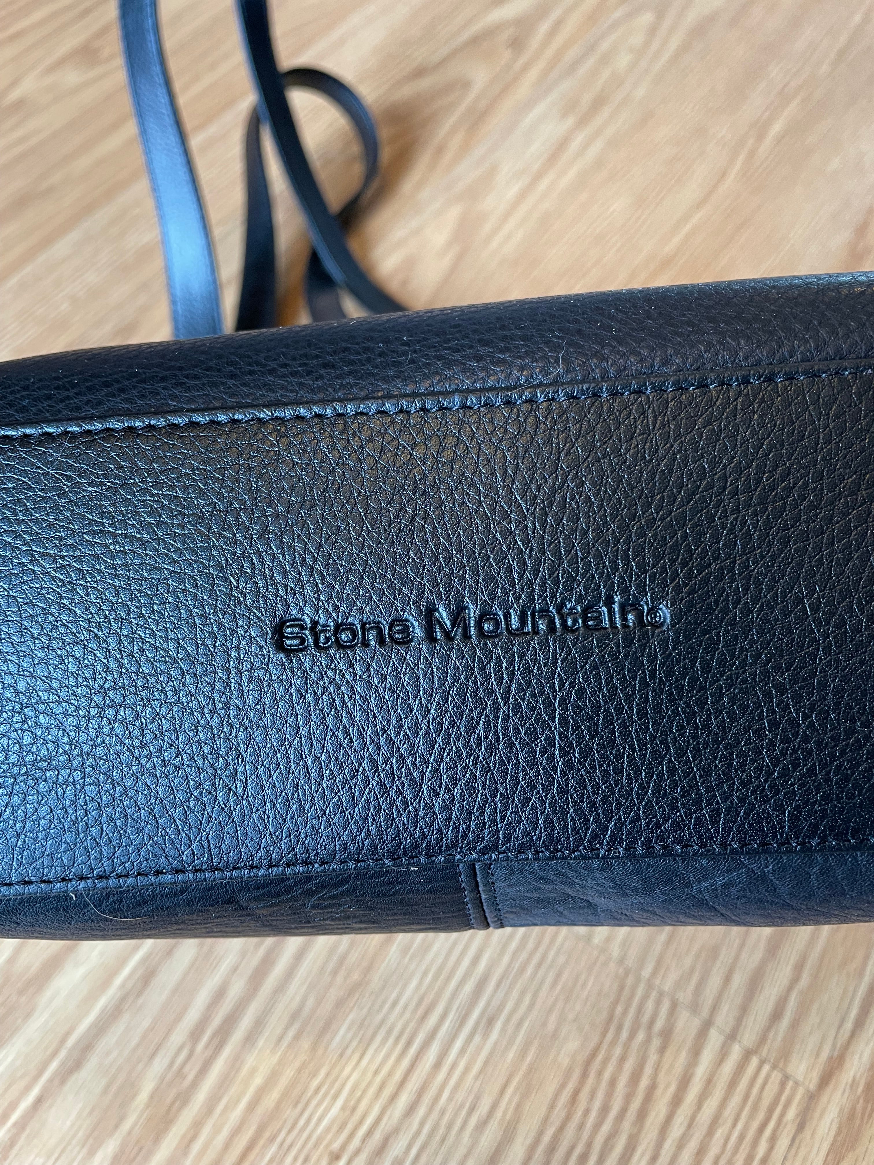 Stone Mountain Signature Collection Black Shoulder Bag