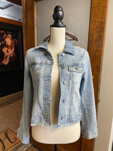 Eunina Cropped Jean Jacket (S)
