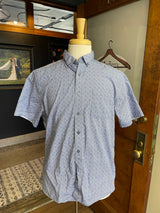 Johnston & Murphy Men's Short Sleeved Button Down (L)