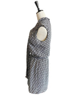 Max Studio Polka Dot Sleeveless Midi Dress (S)