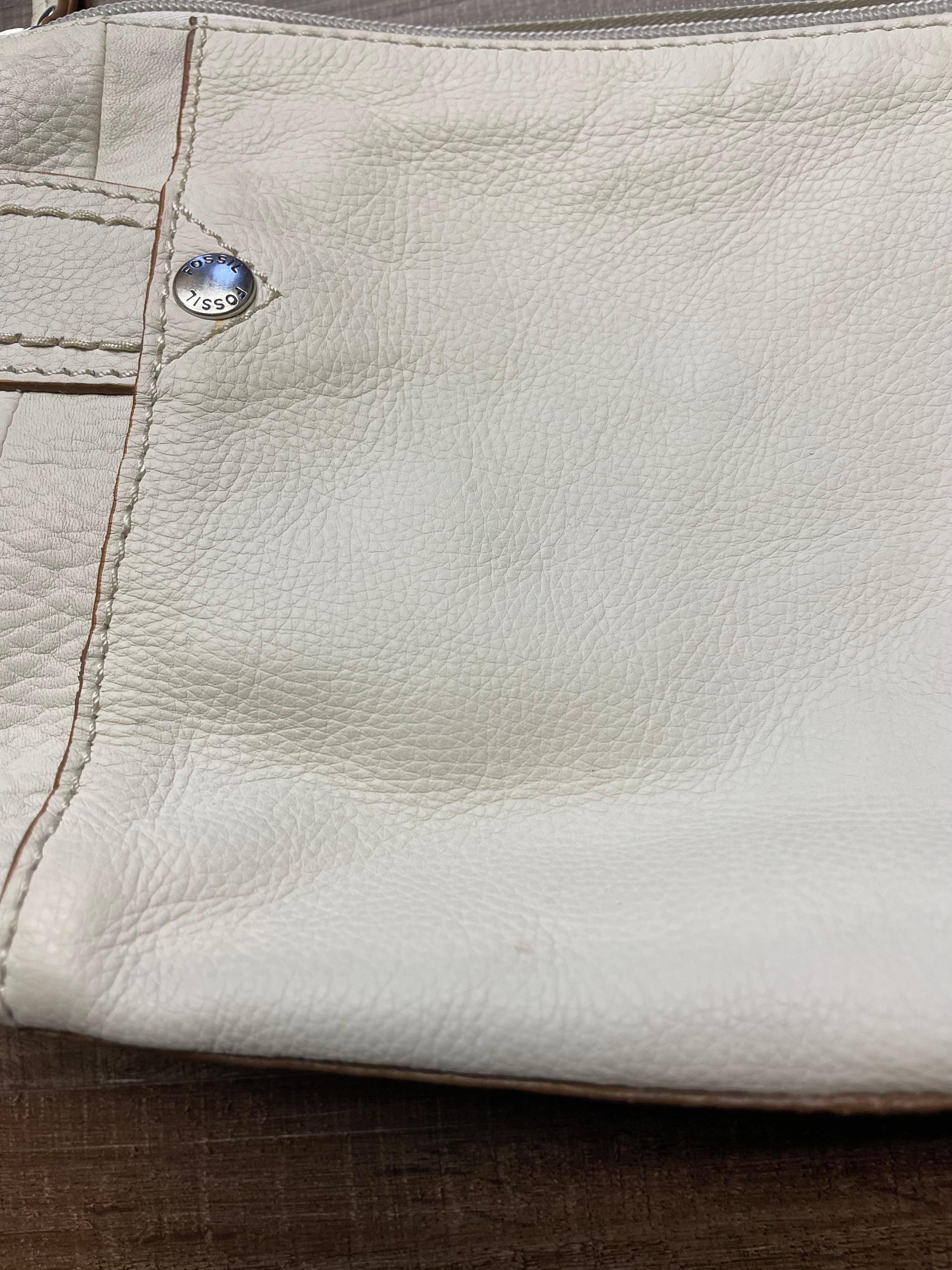 Fossil Cream Leather Handbag #75082