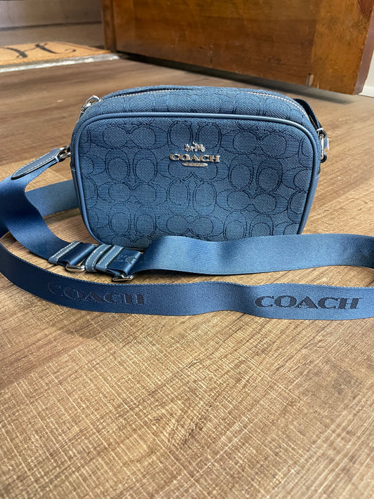 Coach Mini Jamie Camera Bag In Signature Jacquard