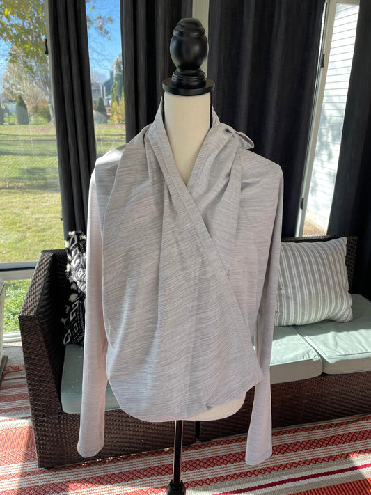 Zyia Active Haze Twist Front Yoga Top (M)