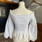 Express Bell Sleeved Lace Bandeau Top (M)