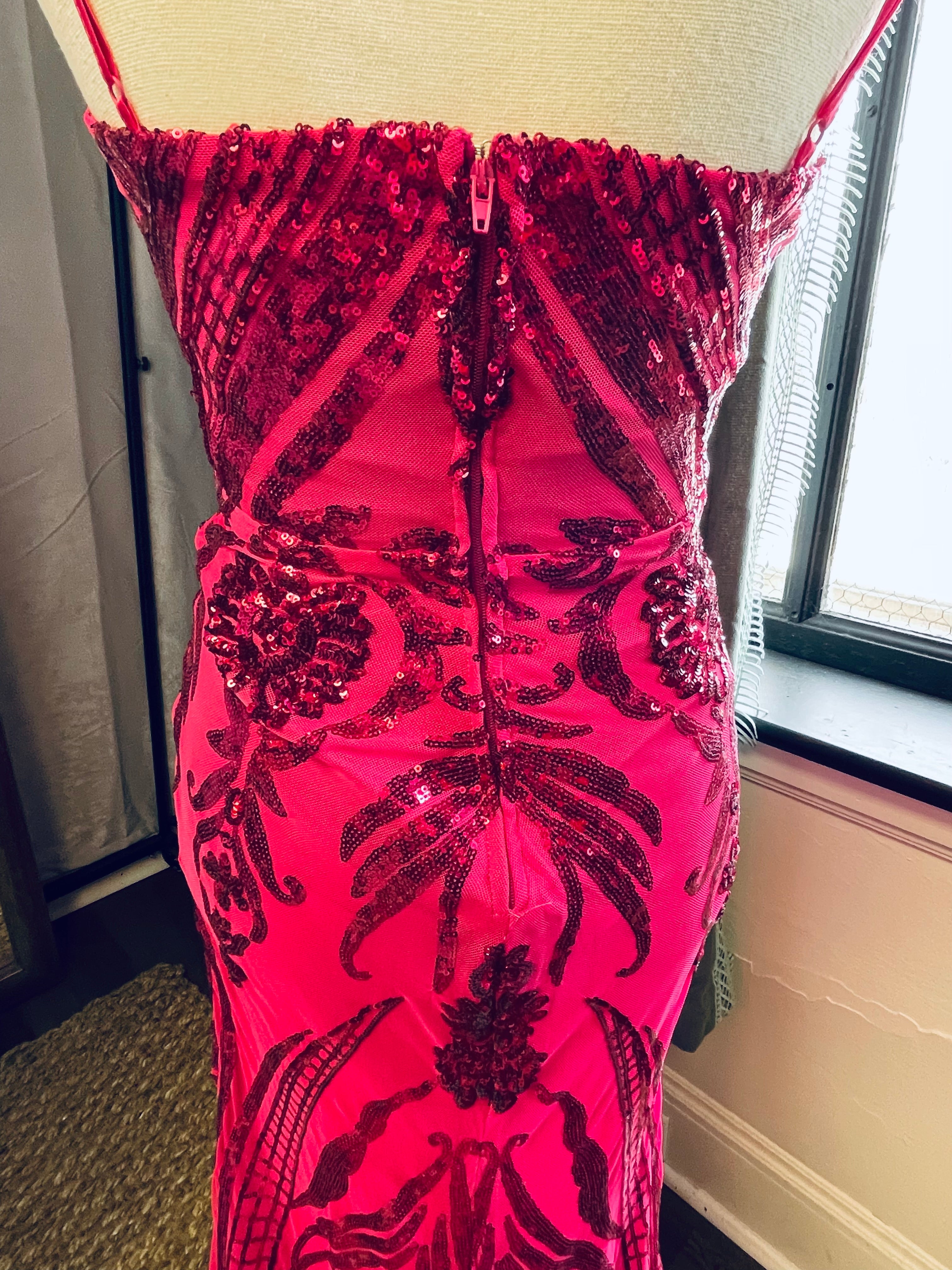 Windsor Pink Sequined Dress (XS)