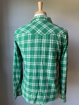 Vintage Levi's Men's Pearl Snap Flannel Shirt (M)