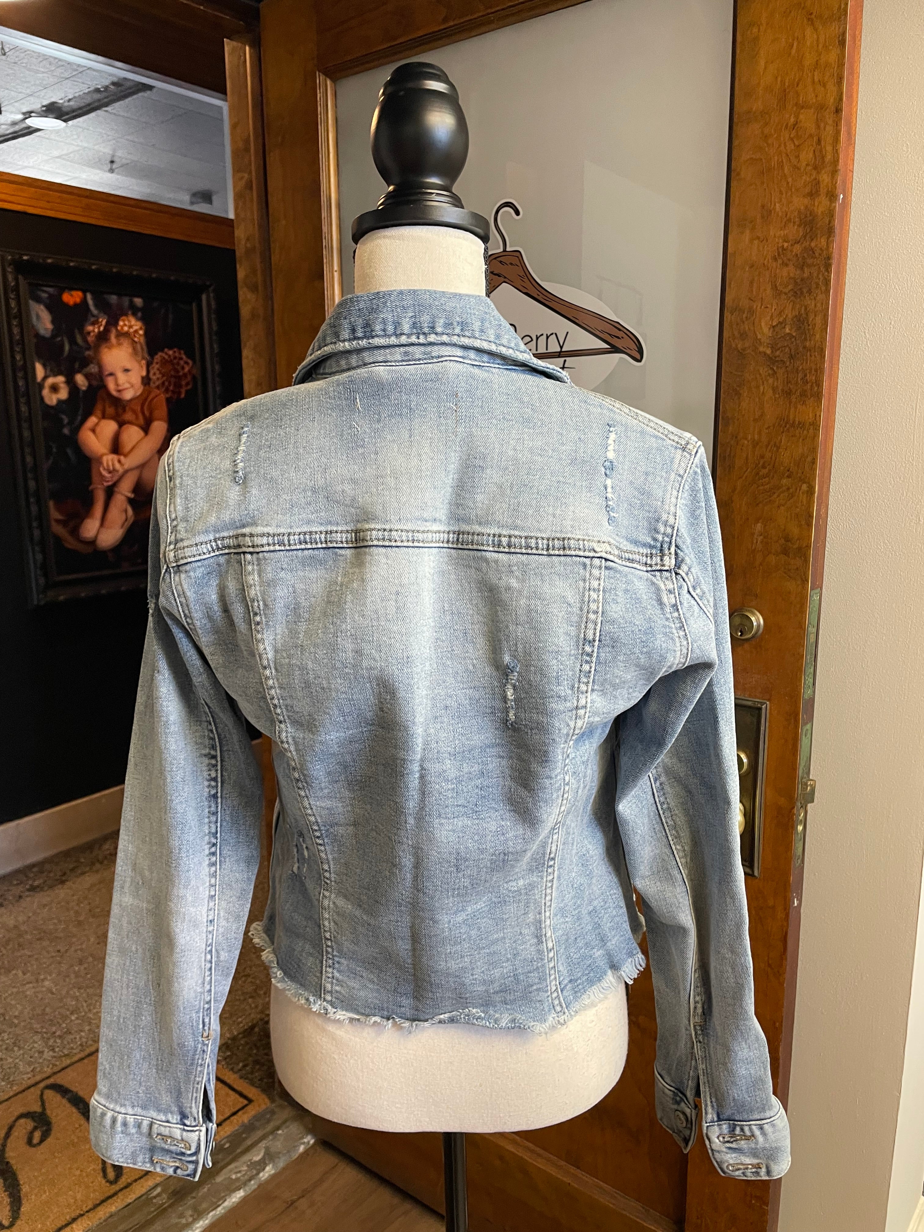 Eunina Cropped Jean Jacket (S)