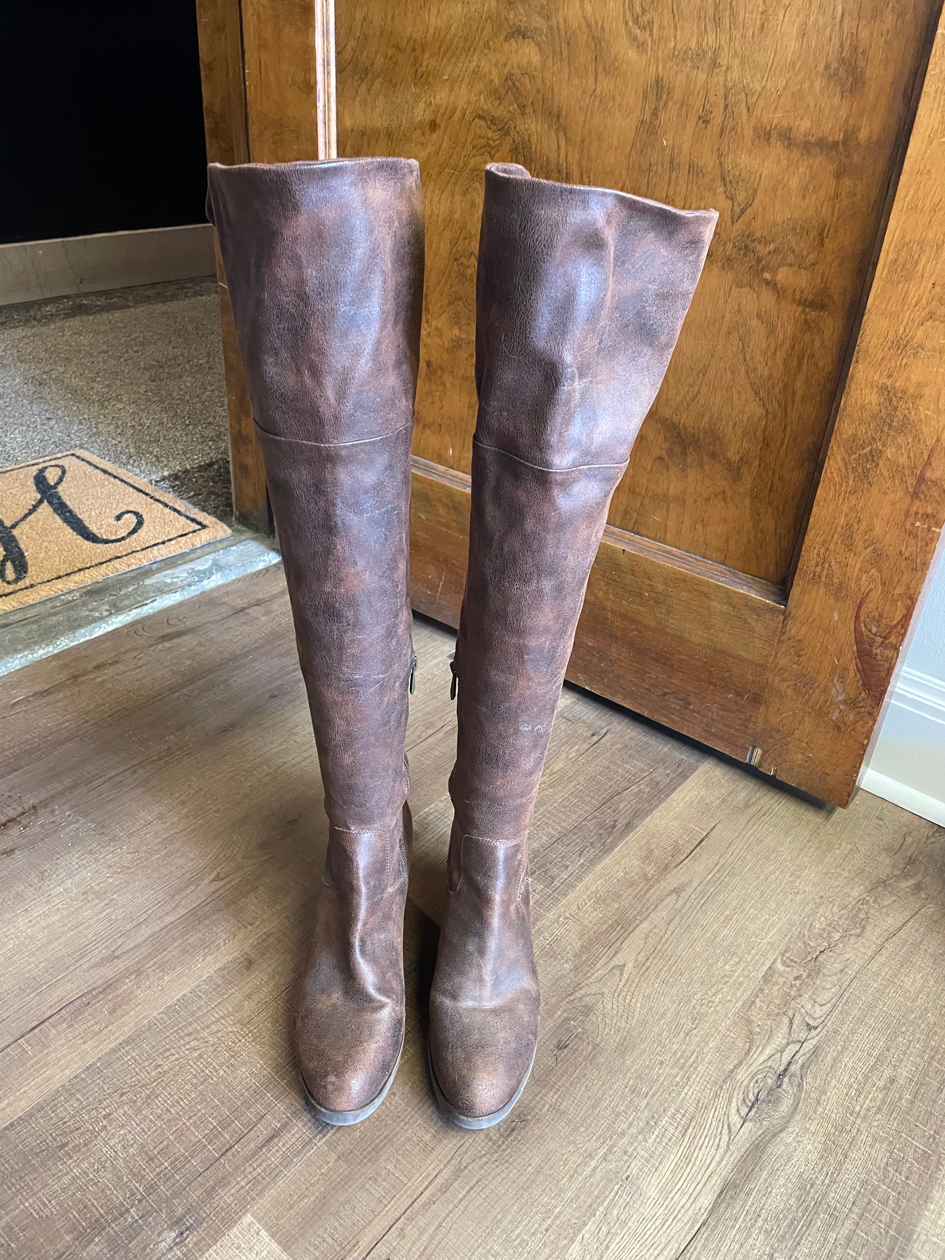 Steve Madden Odyssey Over Knee Women's Boots (9.5B) - BinxBerry Consignment