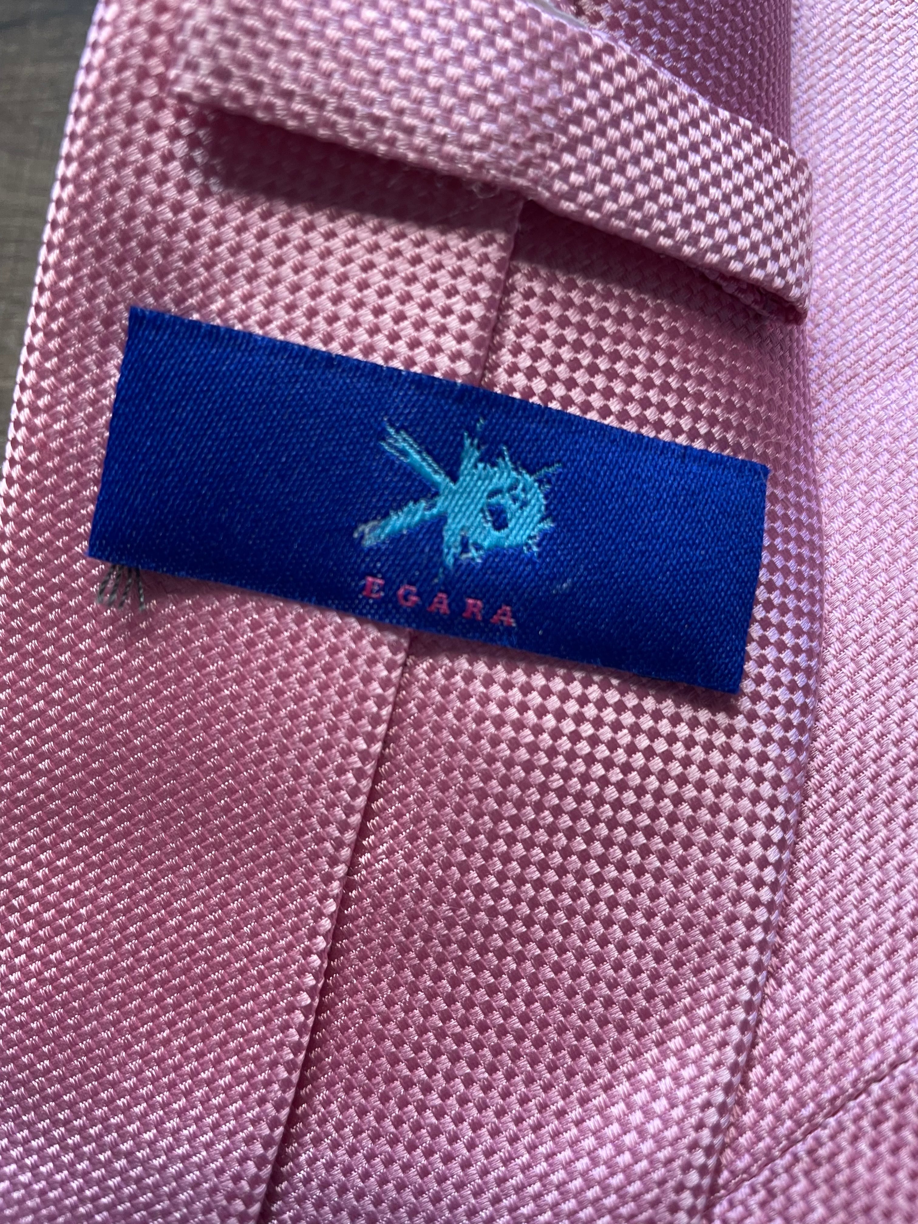 Egara Pink Silk Neck Tie