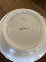 Bavaria Red Floral Mums 5" Bowls (Set of 4)
