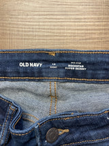 Old Navy Mid Rise Rockstar Super Skinny Jeans (14 Short)