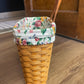 Longaberger Tall Key Basket, Liner & Protector