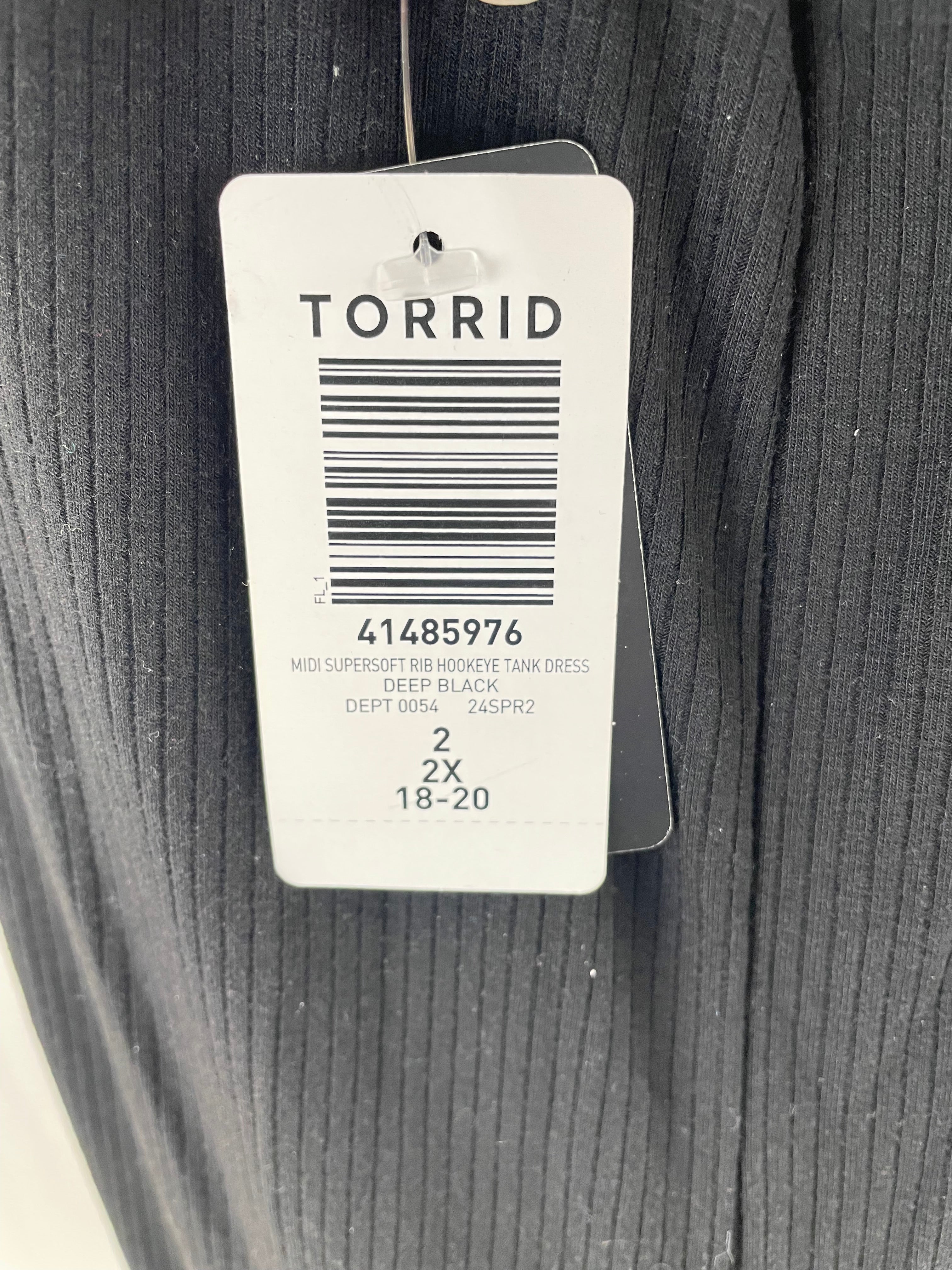 Torrid Super Soft NWT Rib Knit Sleeveless Maxi Dress (2X) - BinxBerry Consignment
