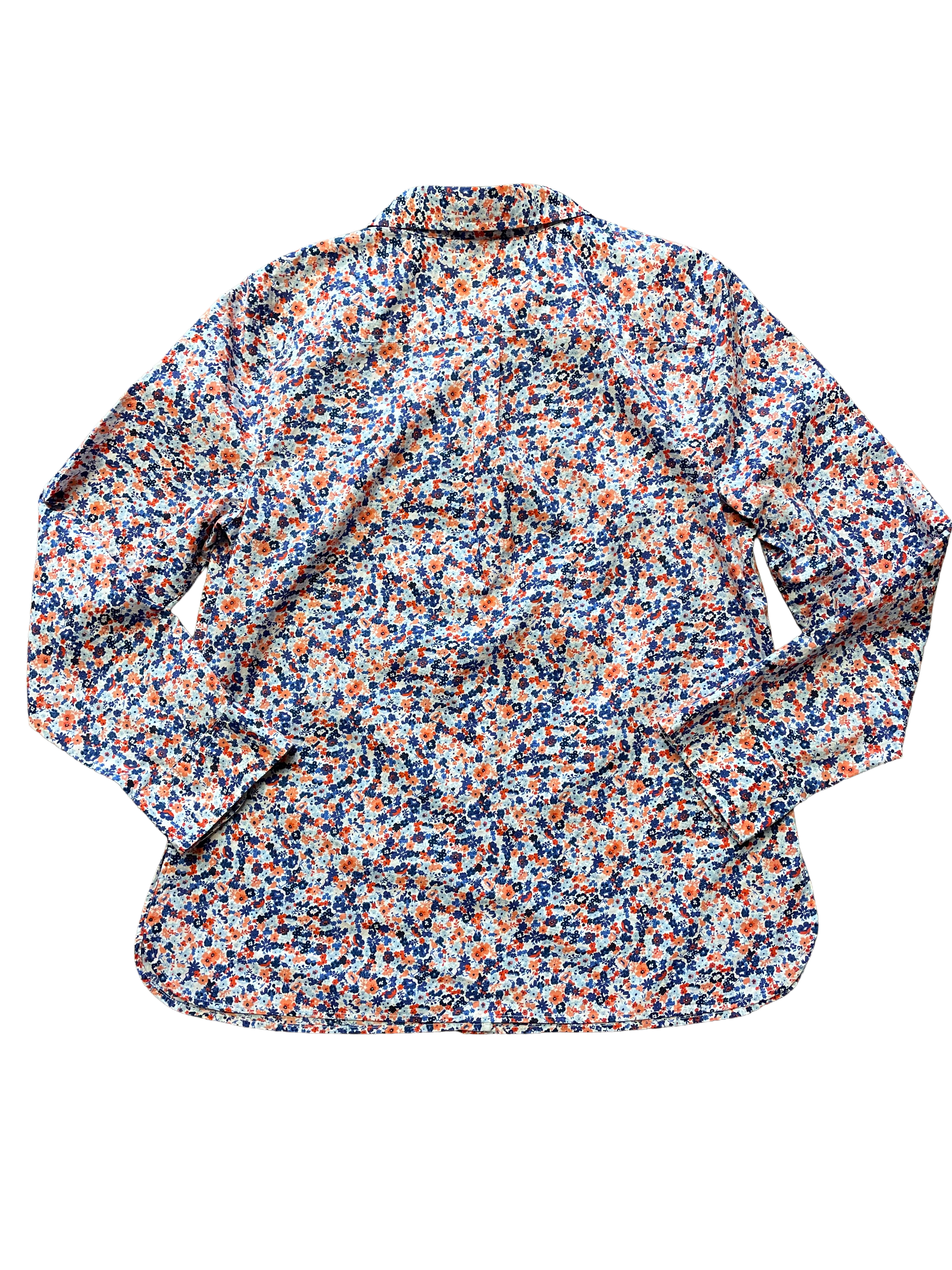Talbots Ditsy Floral Button Down Women's Blouse (L) - BinxBerry Consignment