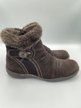 Bare Traps Launch Women's Suede Ankle Boots (8.5M)