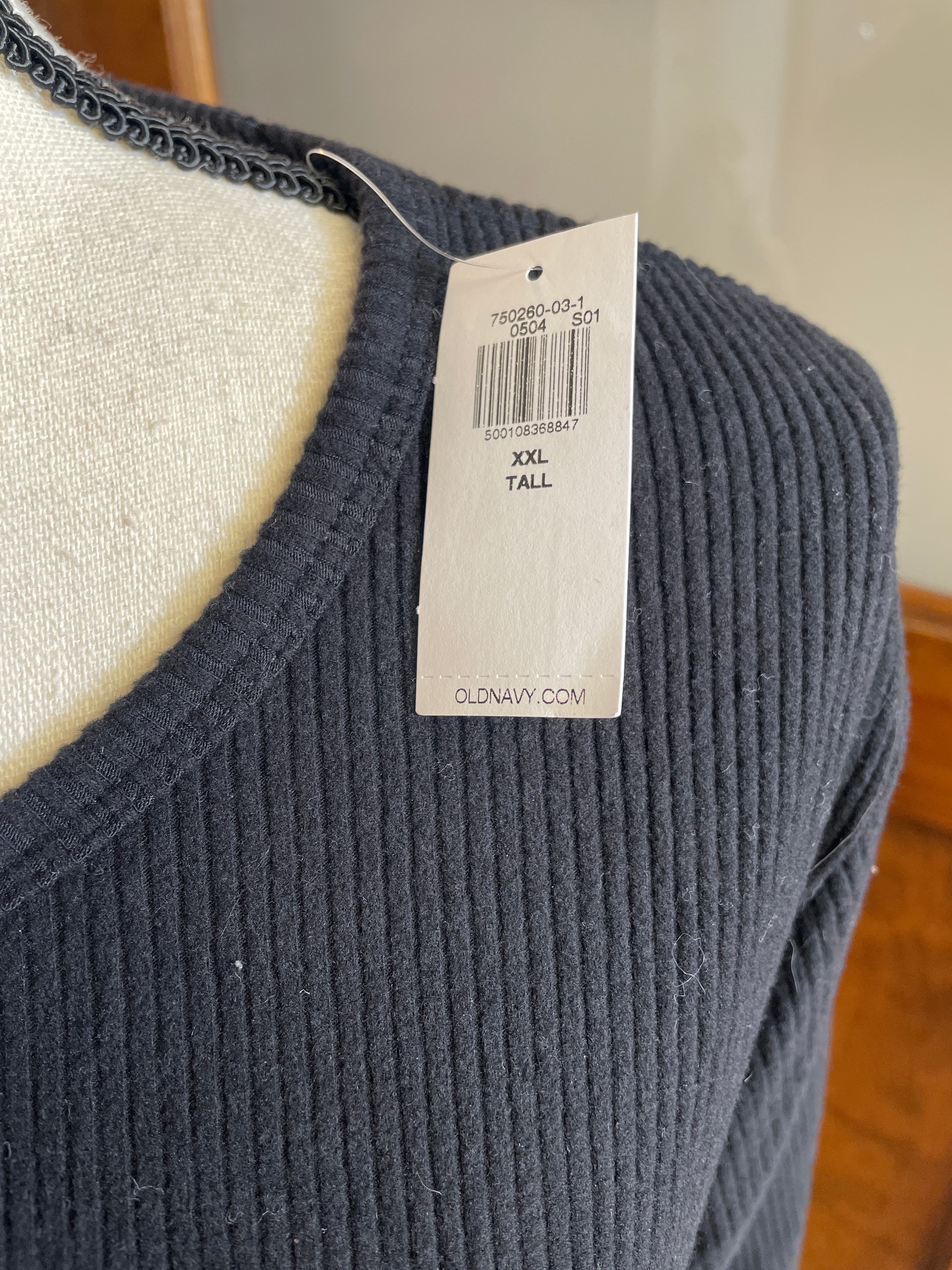 Old Navy NWT Ribbed Long Sleeved Tee (XXL Tall)