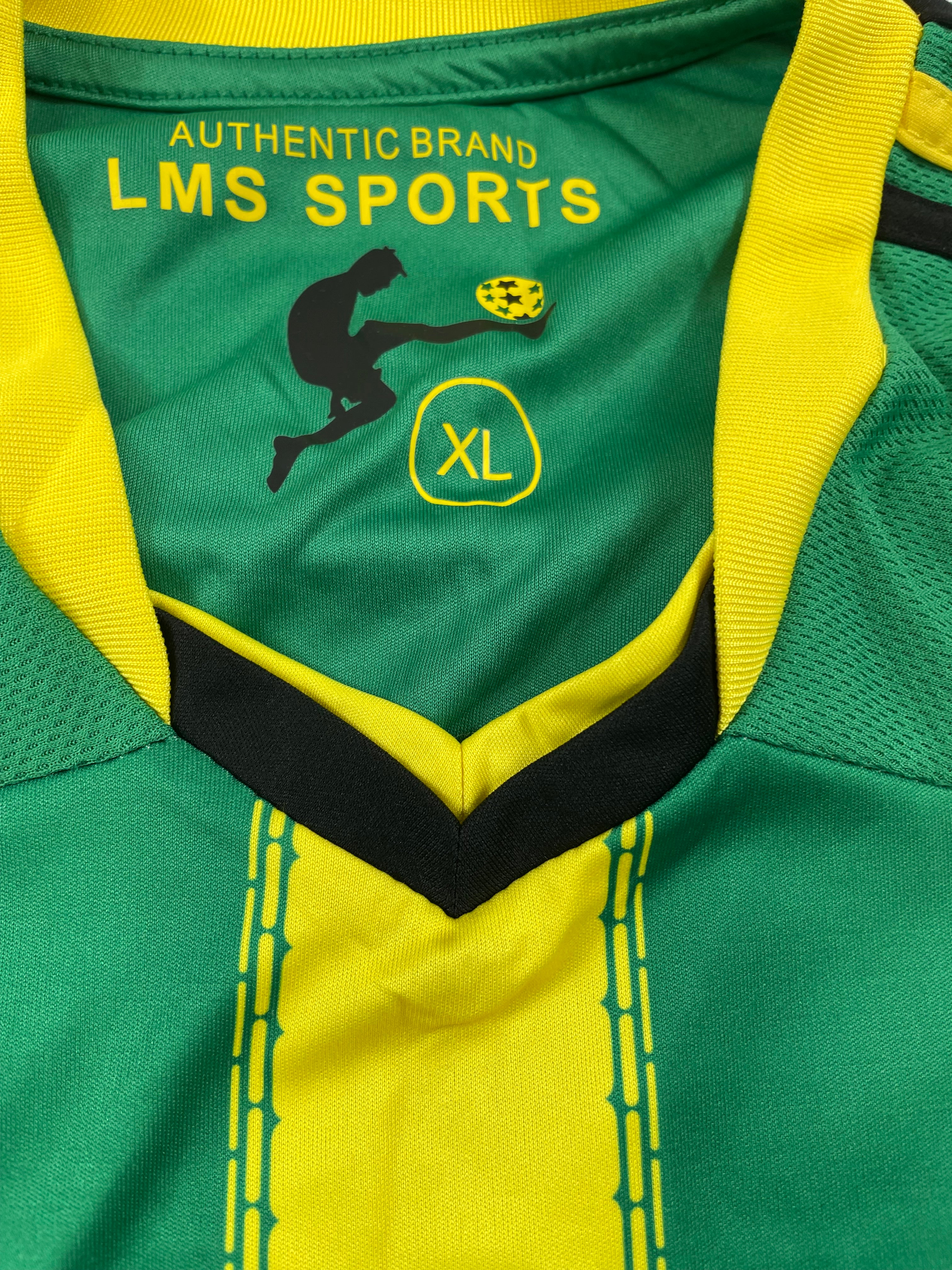 Authentic Brand LMS Sports Jamaica National Soccer Team Jersey (XL)
