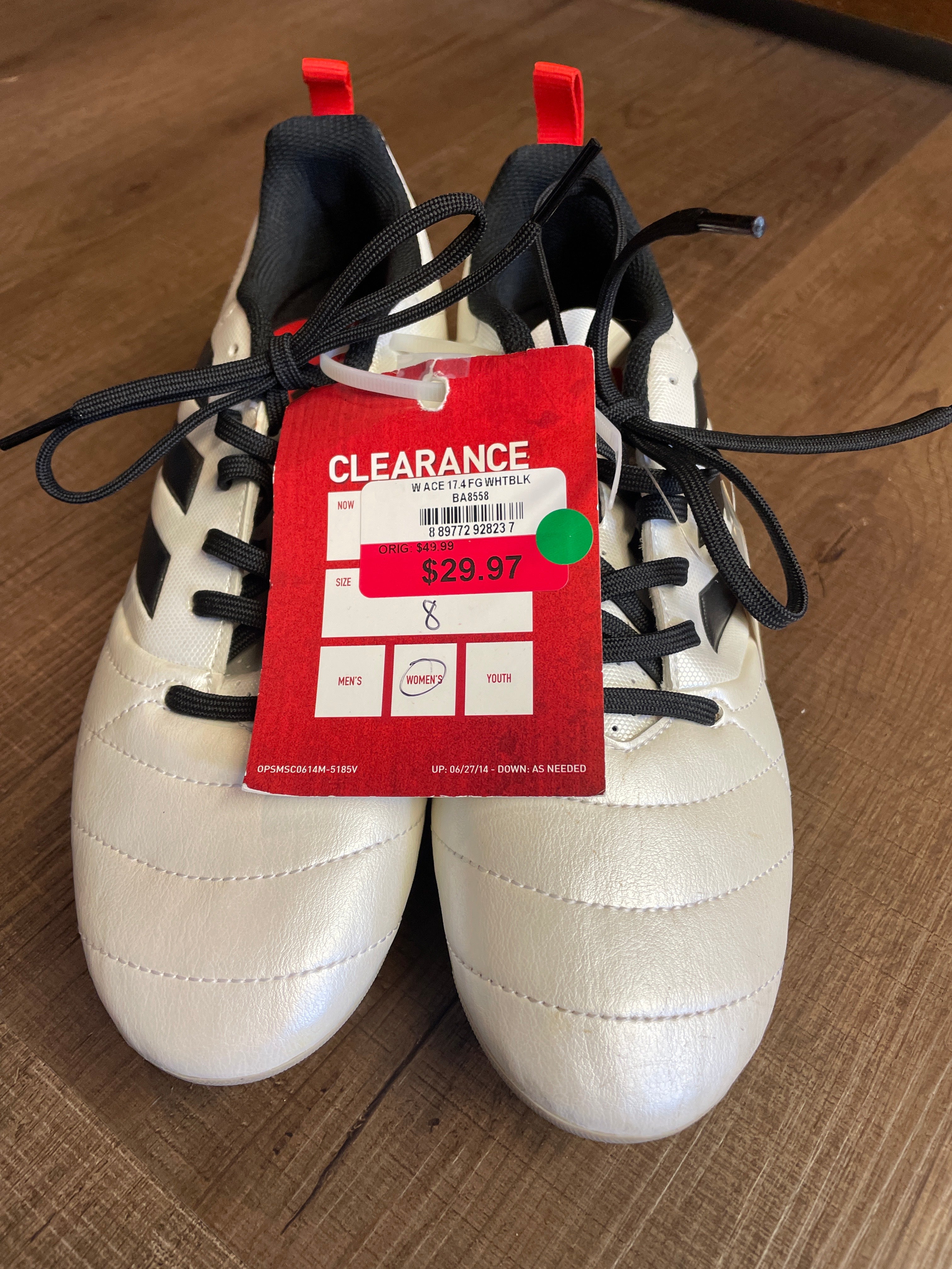 Adidas NWT Women's Performance Ace 17.4 Soccer Cleats (8)