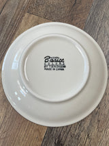 Kitchen Basics Colors by Tinshan Blue Green Stripe 6.5" Saucer