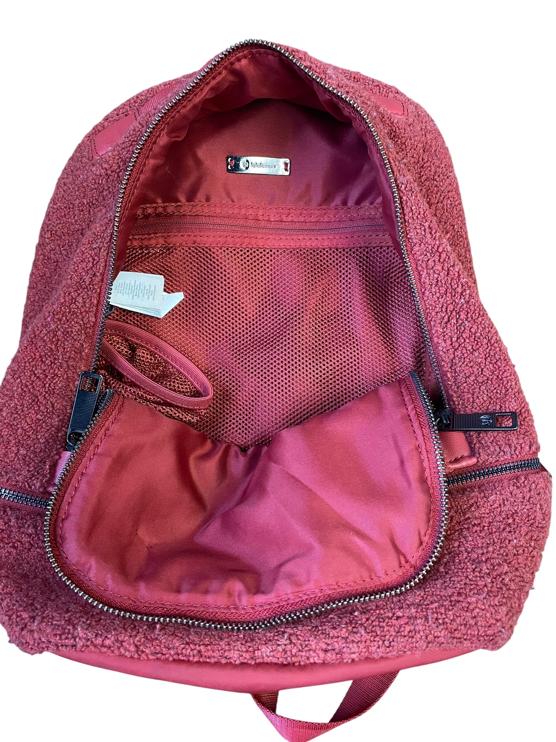 Lululemon City Adventurer Mini Sherpa Backpack Magma Burnt Orange