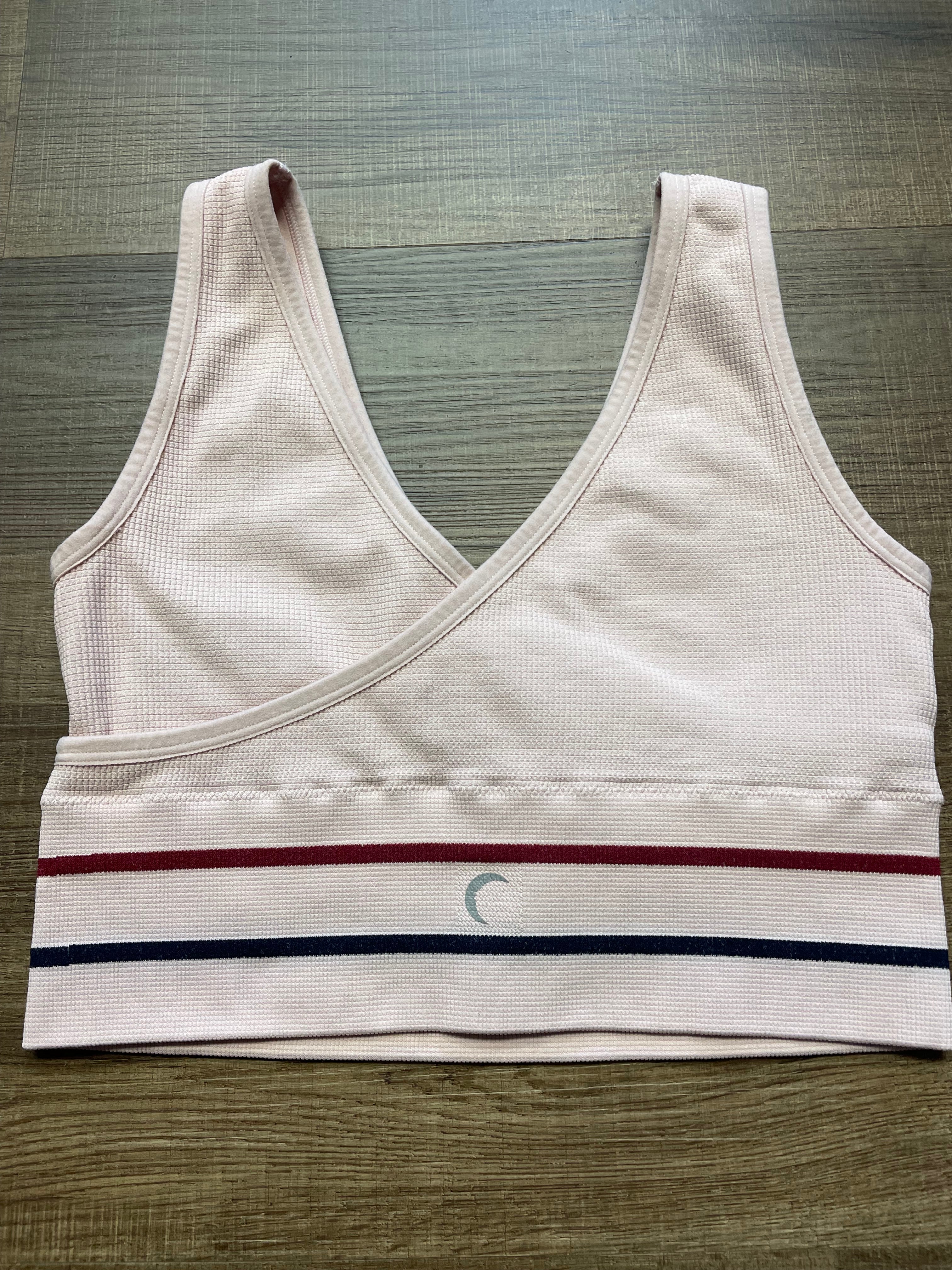 Zyia Active Blossom Crossover Waffle Bra (S)